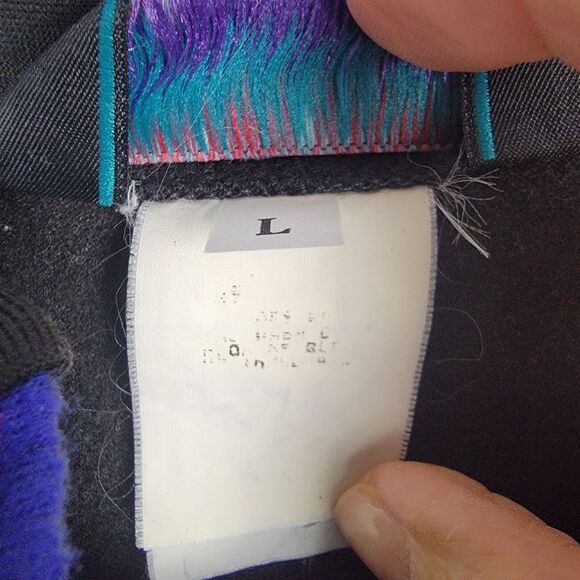 Vintage Early Winters Performance Jacket Unisex Large Black Vented Underarms - Picture 7 of 16